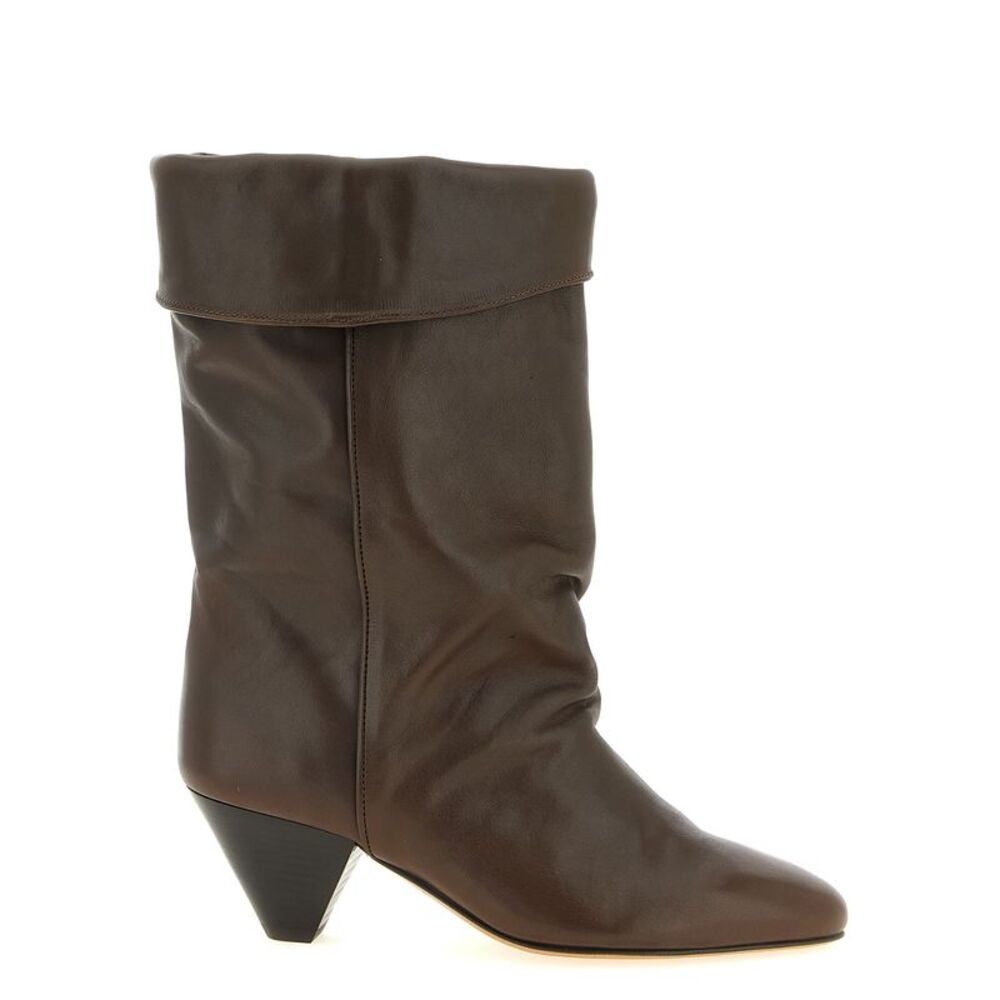 Isabel Marant Brown Cowhide Ankle Women's Boots
